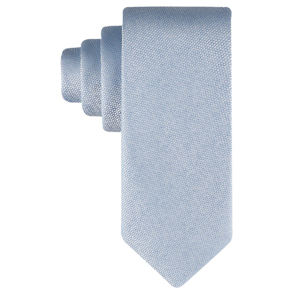 Calvin Klein Men Delancey Matte Tie Blue One Size - Picture 1 of 1